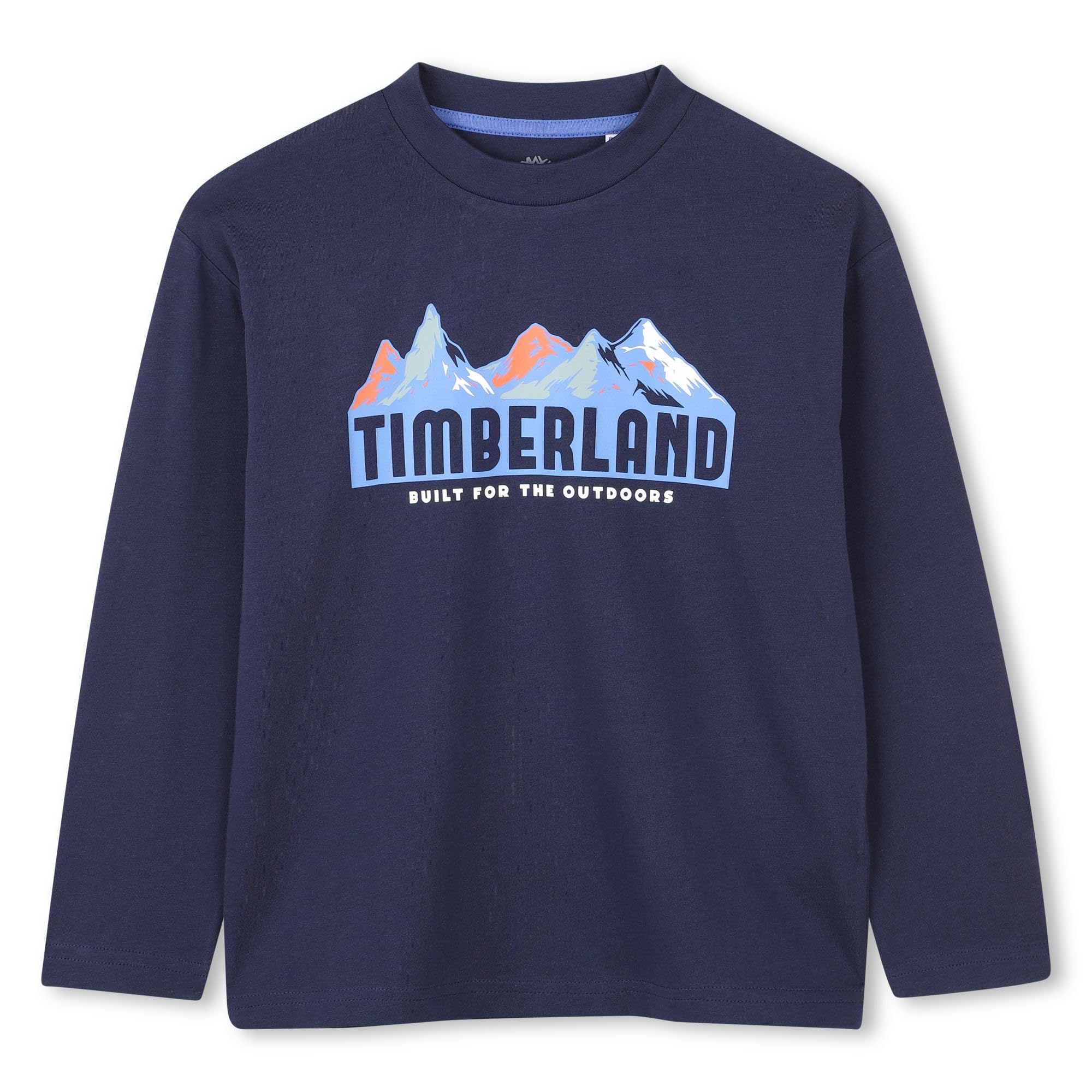 Timberland Boy's T60537 T-Shirt, Indigo Blue, 6 Years