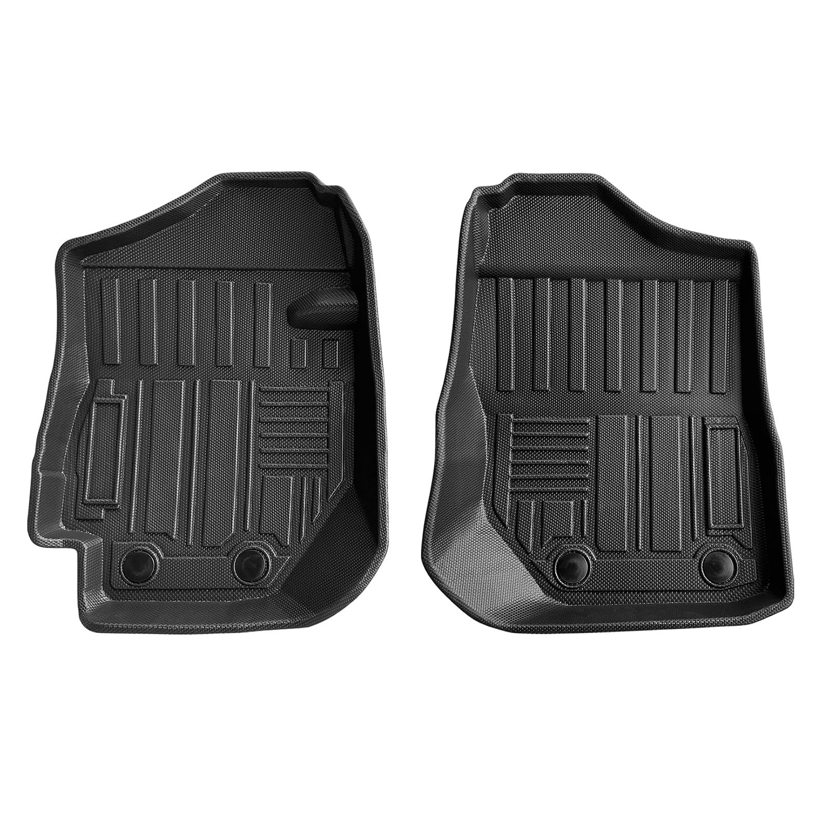 GAFAT Nuevo Suzuki Jimny 2021-2024 2025 JB64/JB74 (Manual) Alfombrillas Delanteras, Jimny 2023 Alfombrillas de Goma TPE para Todo de Clima, Originale 3D Escaneo Borde Alto, Suzuki Jimny Accesorios