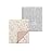 CREVENT 2Pcs 30\'\'X40\'\' Cute Cozy Fluffy Warm Baby Blankets for Infants Toddlers\' Bedding Crib Cot Stroller - Grey Cloud + Muslin Flower