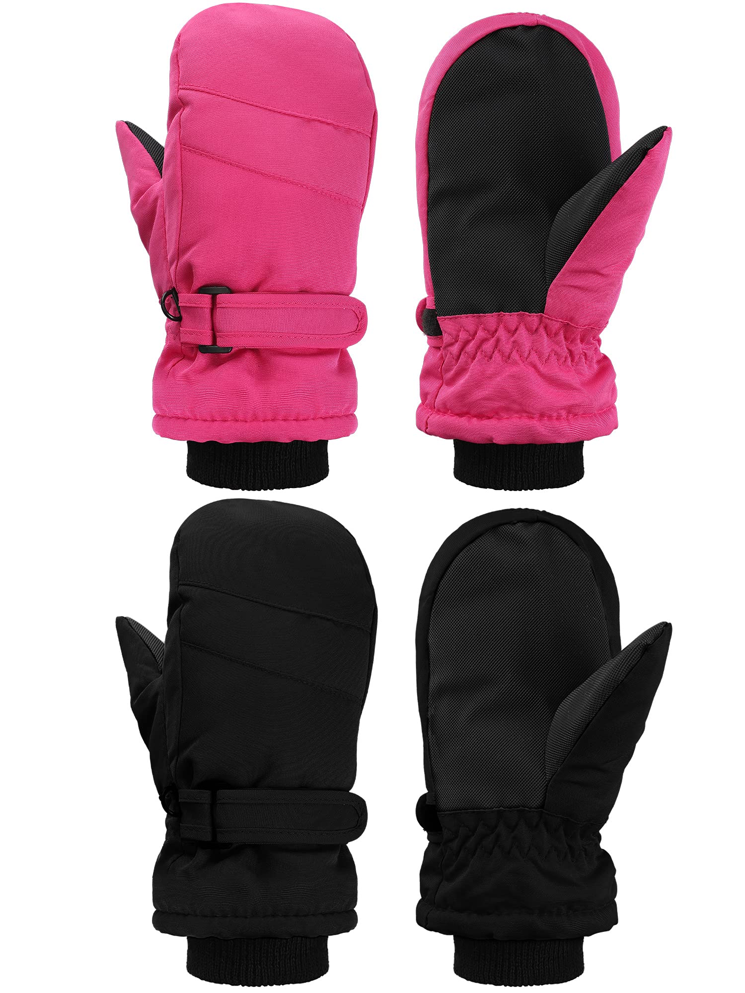 SATINIOR Kids Snow Mittens