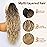 ORSUNCER Ponytail Extension Claw 22 Curly Pony Tail Clip in Hair Extensions Fluffy Natural Looking Synthetic Hairpieces for Women Black Root with Blonde Ombre