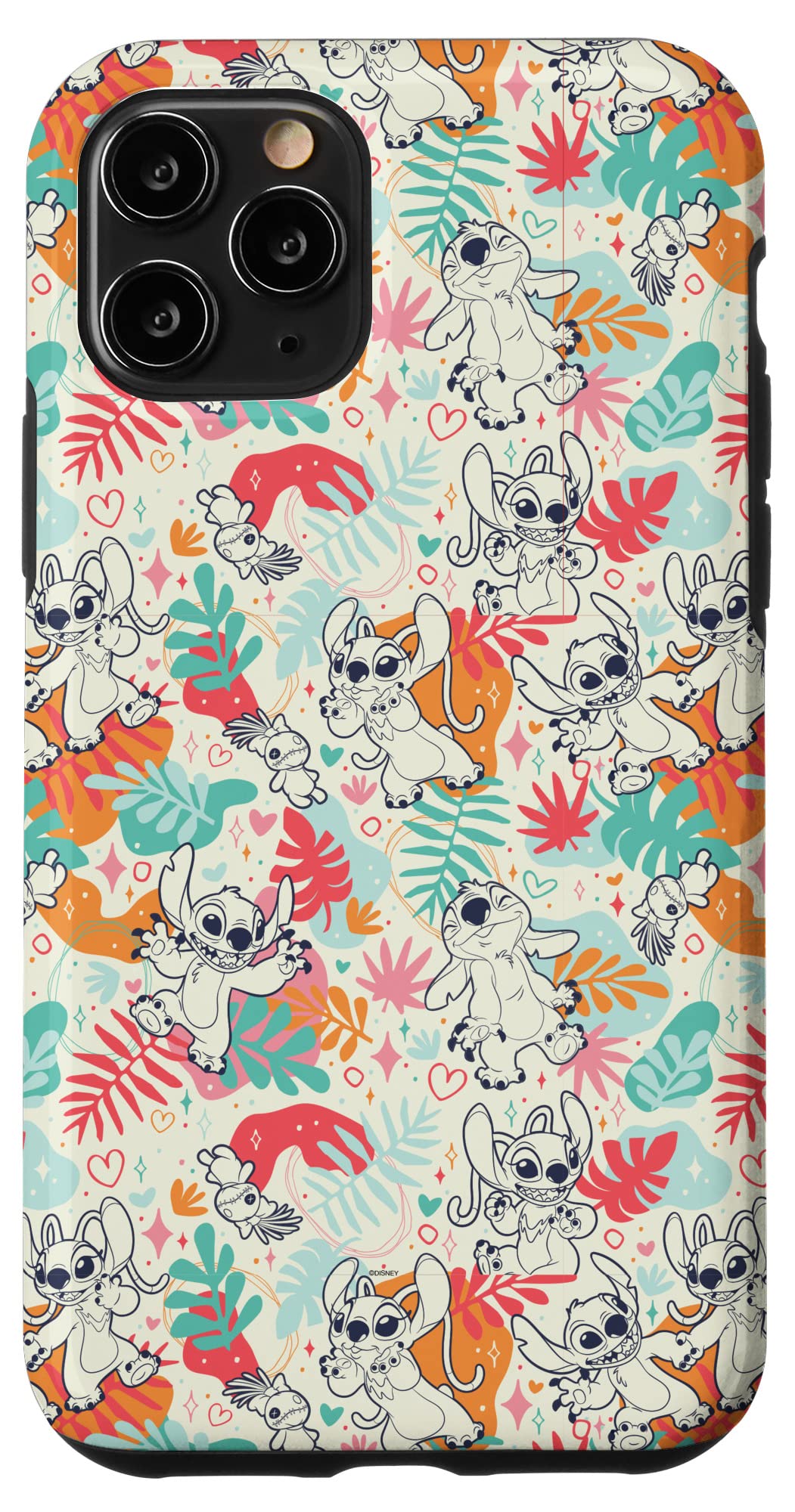 Coque iPhone 11 Pro Lilo & Stitch anti-rayures motif Disney