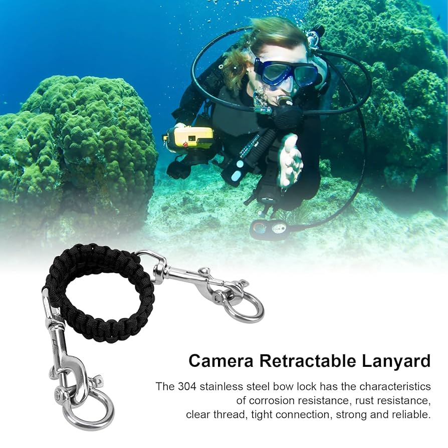 Scuba Diving Lanyard Freediving Lanyard Rope For Snorkeling Drifting
