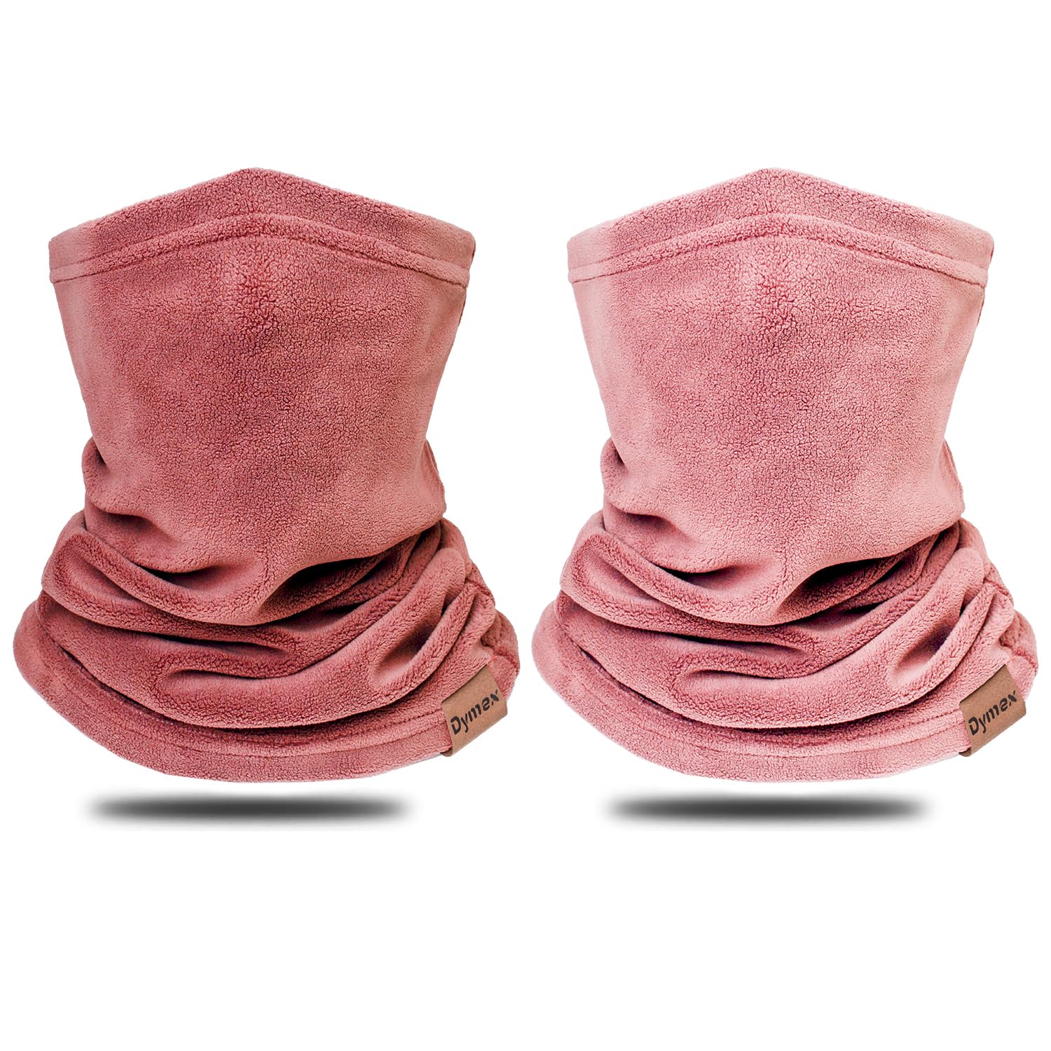 Dymex 2 PCS Kids Neck Warmer Gaiter Winter Fleece Neck Cover Balaclava Windproof Face Cover Mask for Ski Motorcycle