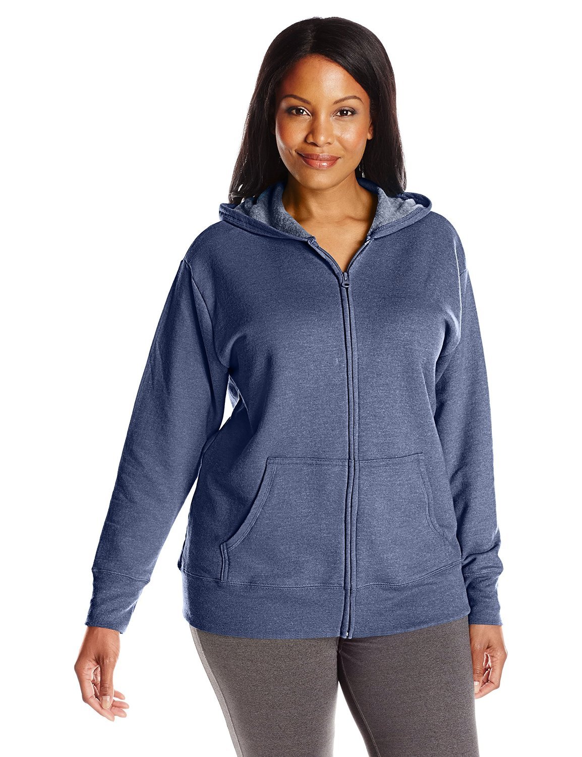 Just My SizeComfortSoft EcoSmart Fleece Full-Zip Women's Hoodie