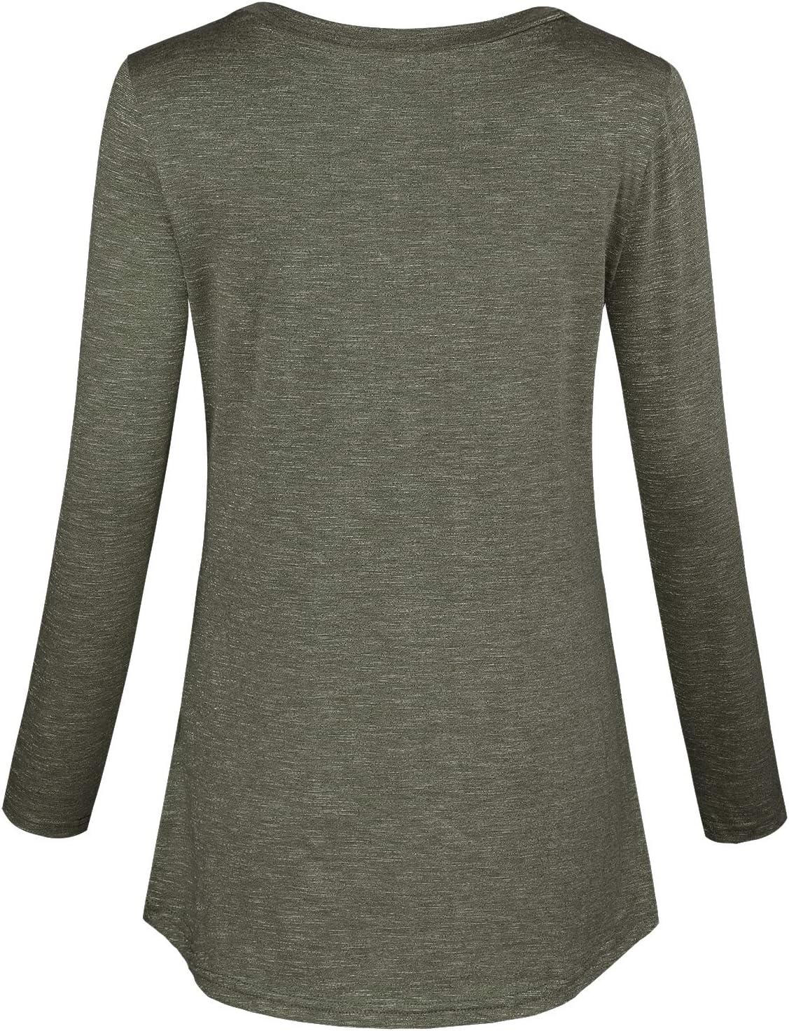 connche Women's Button Side Maternity Tunic Nursing Tops for Breastfeeding - Image 3