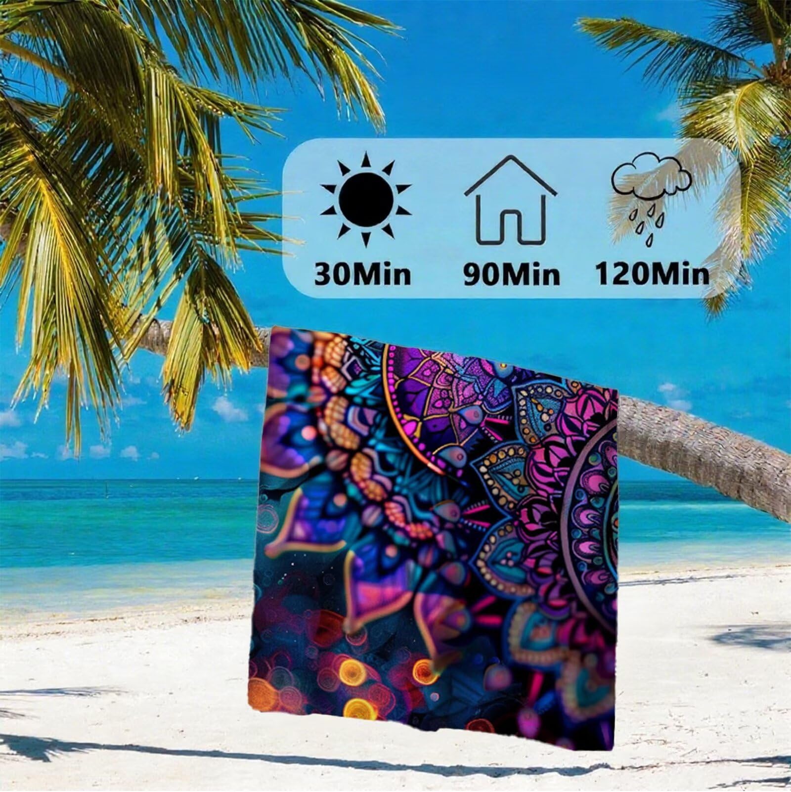 Telo Mare Microfibra 220x100 cm Telo Mare Grande, Asciugamano Palestra Asciugatura Rapida, Stuoia Campeggio Anti-Sabbia, Morbido, Assorbente, con Borsa Portaoggetti, Accessori Campeggio, Regalo Y2-750