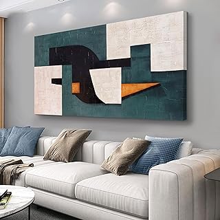 Abstract Wall Art Aesthetic Boho Wall Decor Neutral Abstract Wall Art Bl...