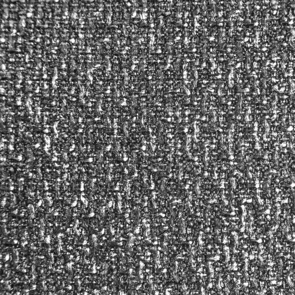 Eurofirany Rideau doré argenté avec Galon fronceur à œillets - Or argenté Noir Brillant (Argent Brillant, 140 x 250 cm - Rideau à œillets)