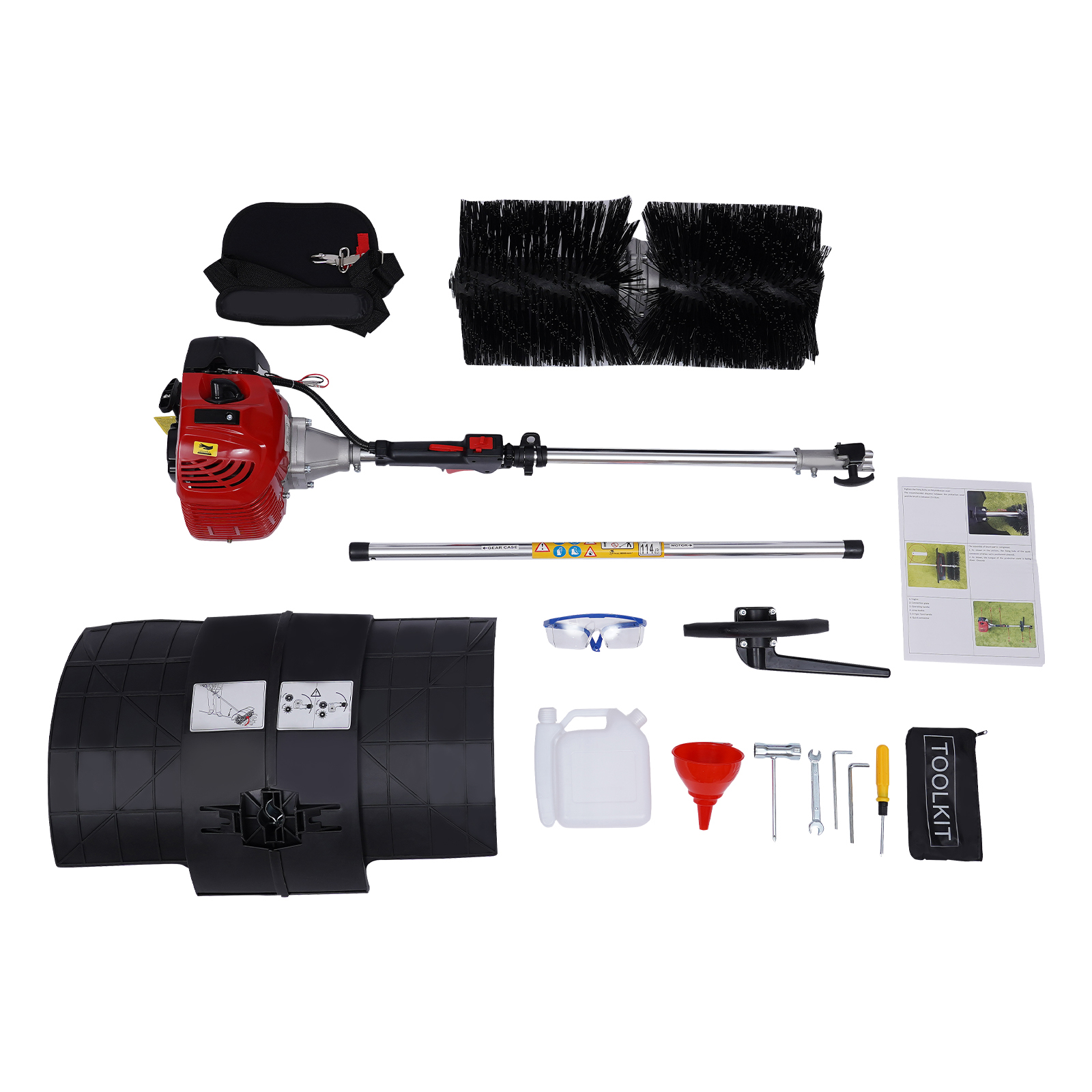 Amazon.com: DCEHKR Grass Handheld Sweeper Power Broom for