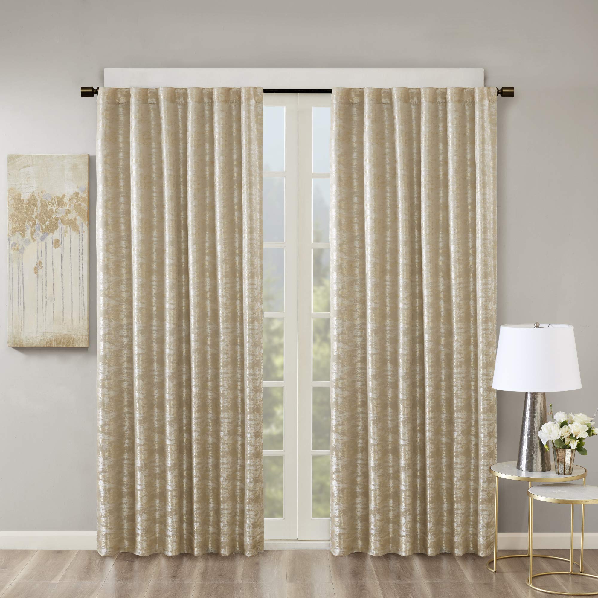Gold Blackout Curtains Curtains & Drapes 2023