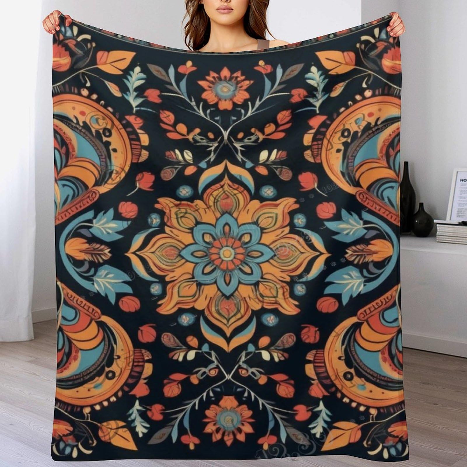 Super Soft Fleece Throw Blanket for Couch Sofa Bed 50x60 Fleece Throw Blanket for Adults and Kids- Nap