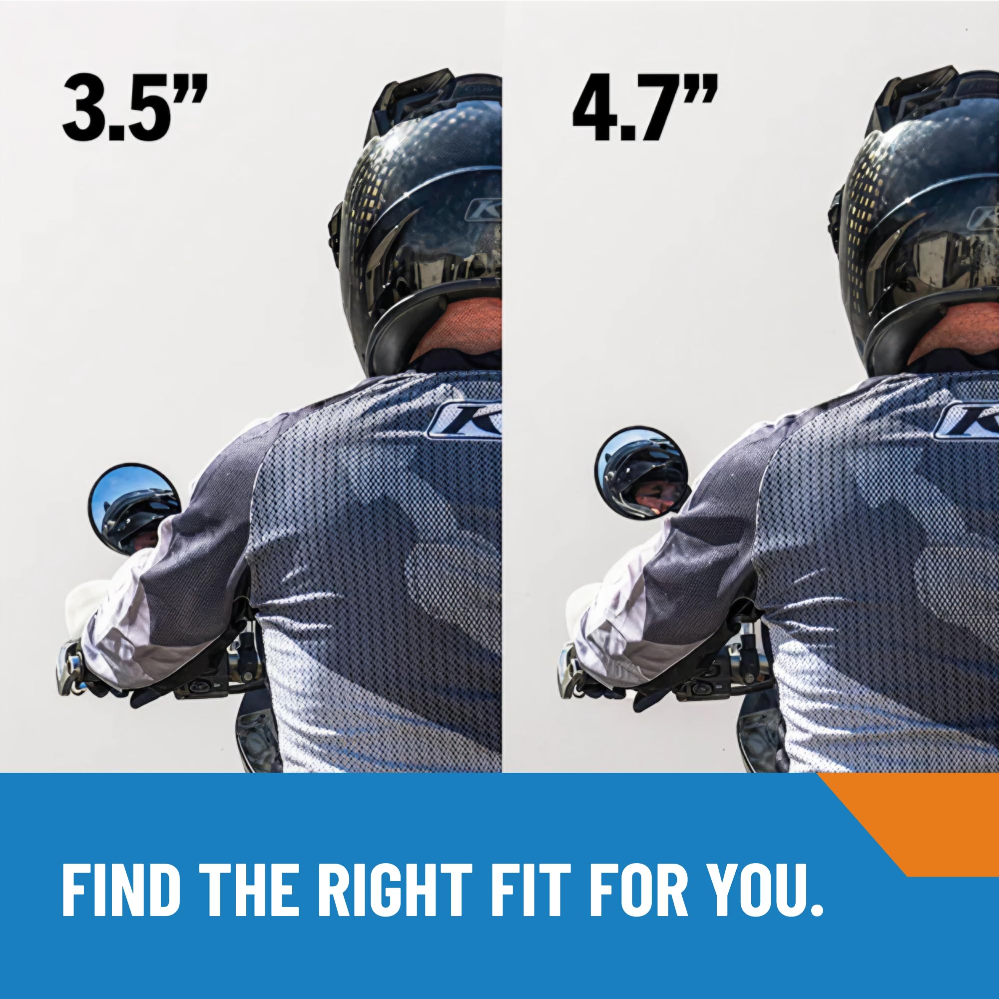 Amazon.com: Doubletake Dualsport Mirror Kit 2.0, Universal Fit