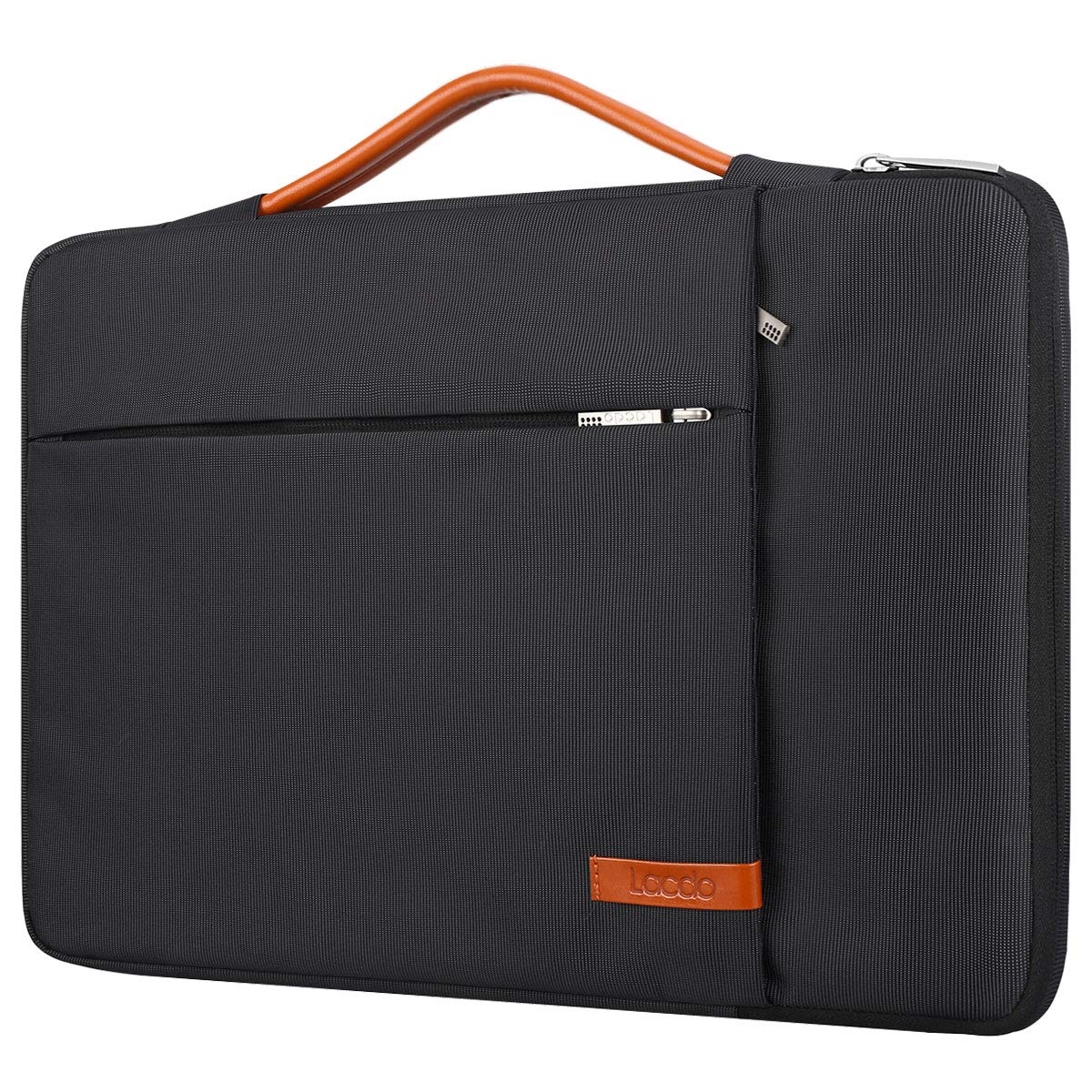 Lacdo 360°保護ラップトップスリーブケース 対応機種 13インチ新型MacBook Air M4 A3240 2025, M3 A3113, M2 A2681, M1 A2337｜13" MacBook Pro M2/M1 A2338 A2251｜13" iPad Air M3 / iPad Pro M4 コンピュータバッグ、ブラック