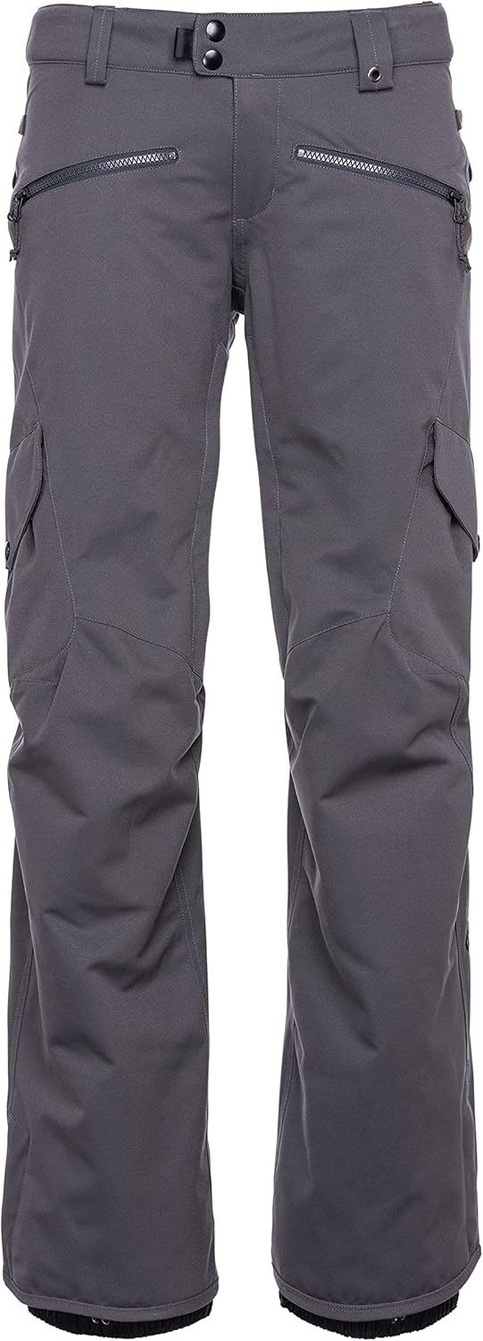 686 Women's Aura Cargo Pant - Insulated Winter Clothing with Horshoe Hem & Boot Gaiters - Water & Weather Resistant