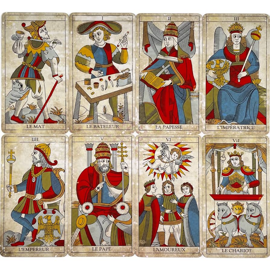 Amazon.co.jp: Tarot Cards, 78 Cards, Marseille Edition Tarot