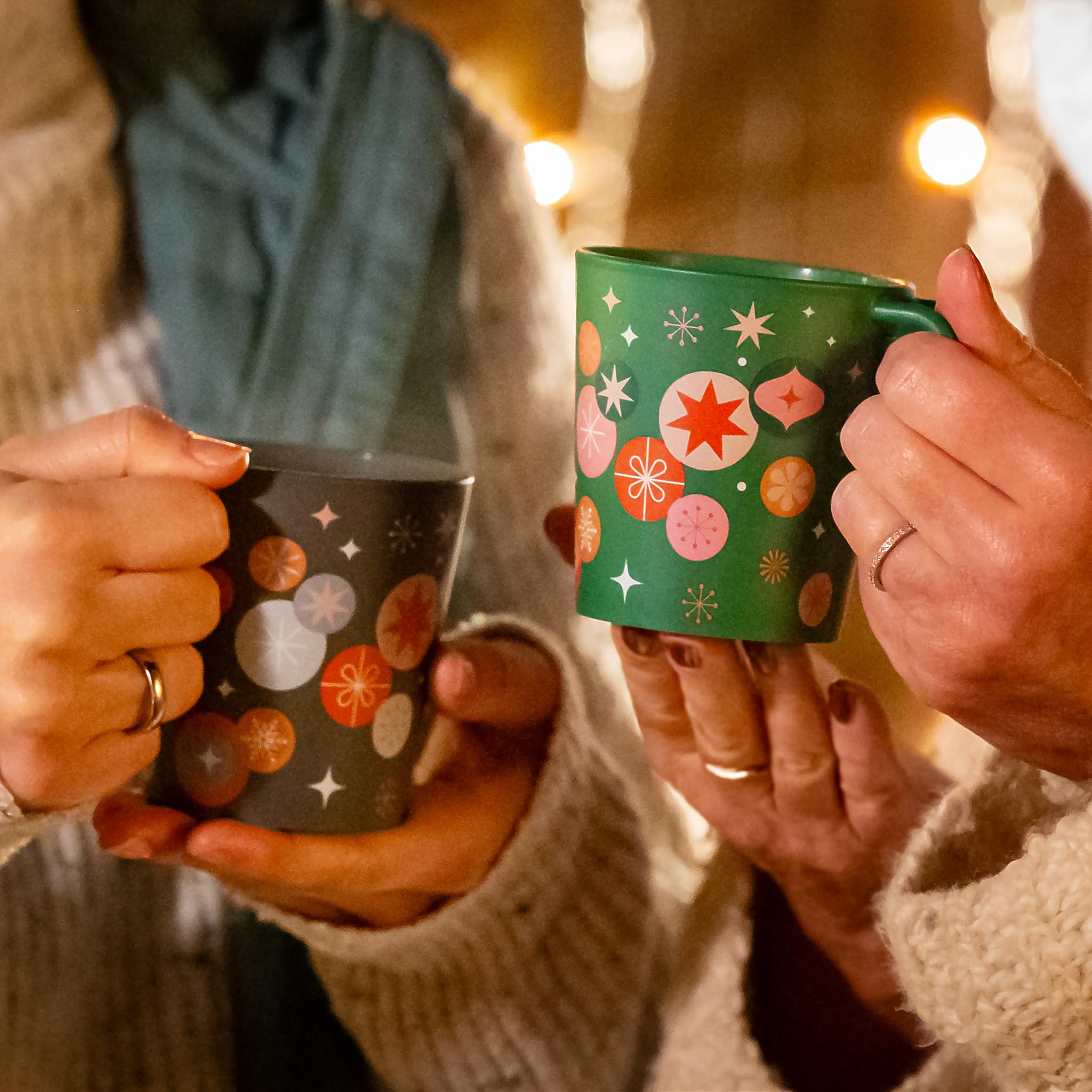 Koziol MUKK Mehrwegbecher, wiederverwendbar, stapelbar, spülmaschinenfest, Glühweinbecher für Weihnachtsmärkte, 30er Set, max. Füllmenge 260 ml, Eichstrich bei 200 ml, Velvet Green