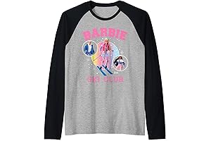 Sporty and Stylish: Softball Barbie Raglan Baseball T-shirt