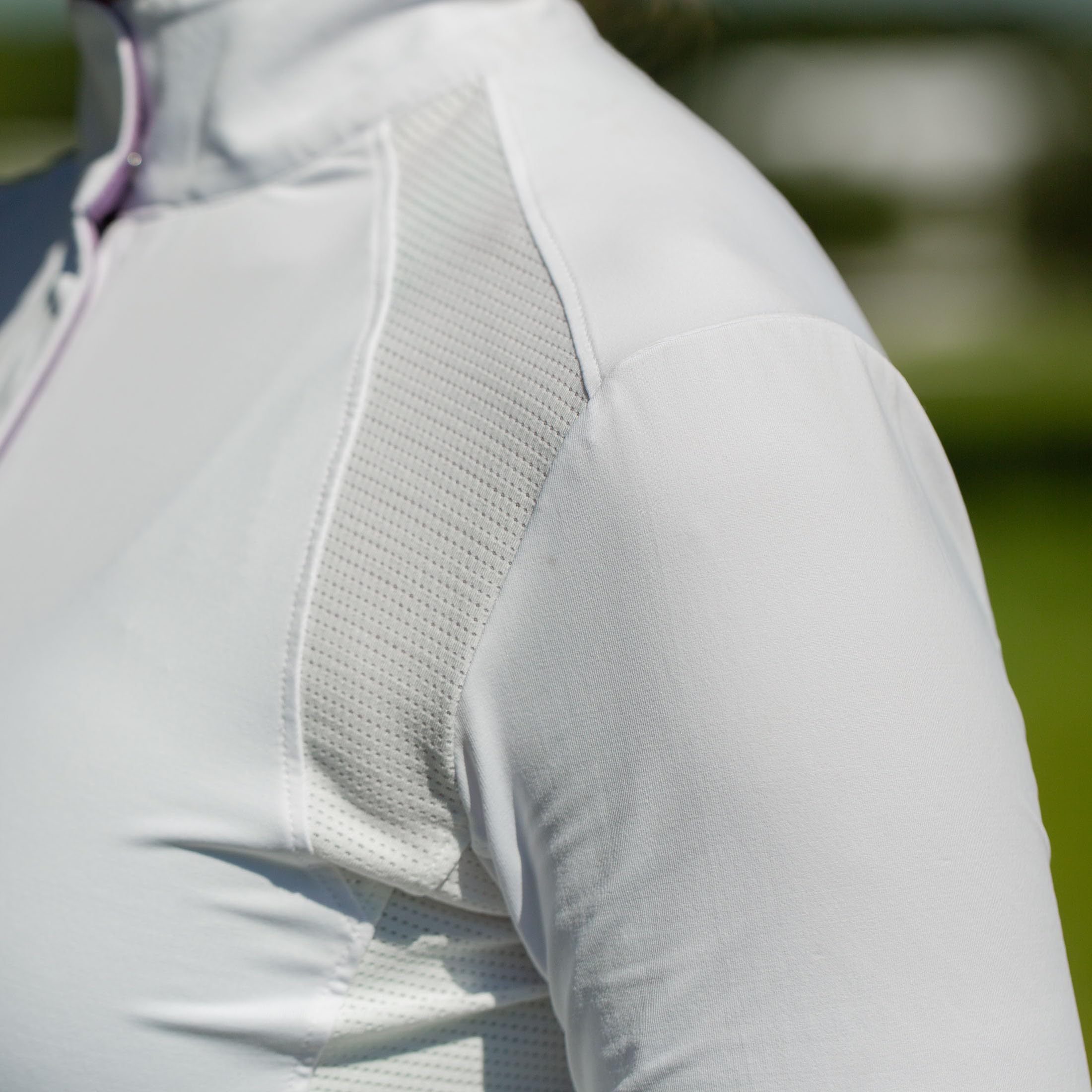 Equinavia Sonja Womens Long Sleeve Show Shirt - White/Orchid Mist - XL