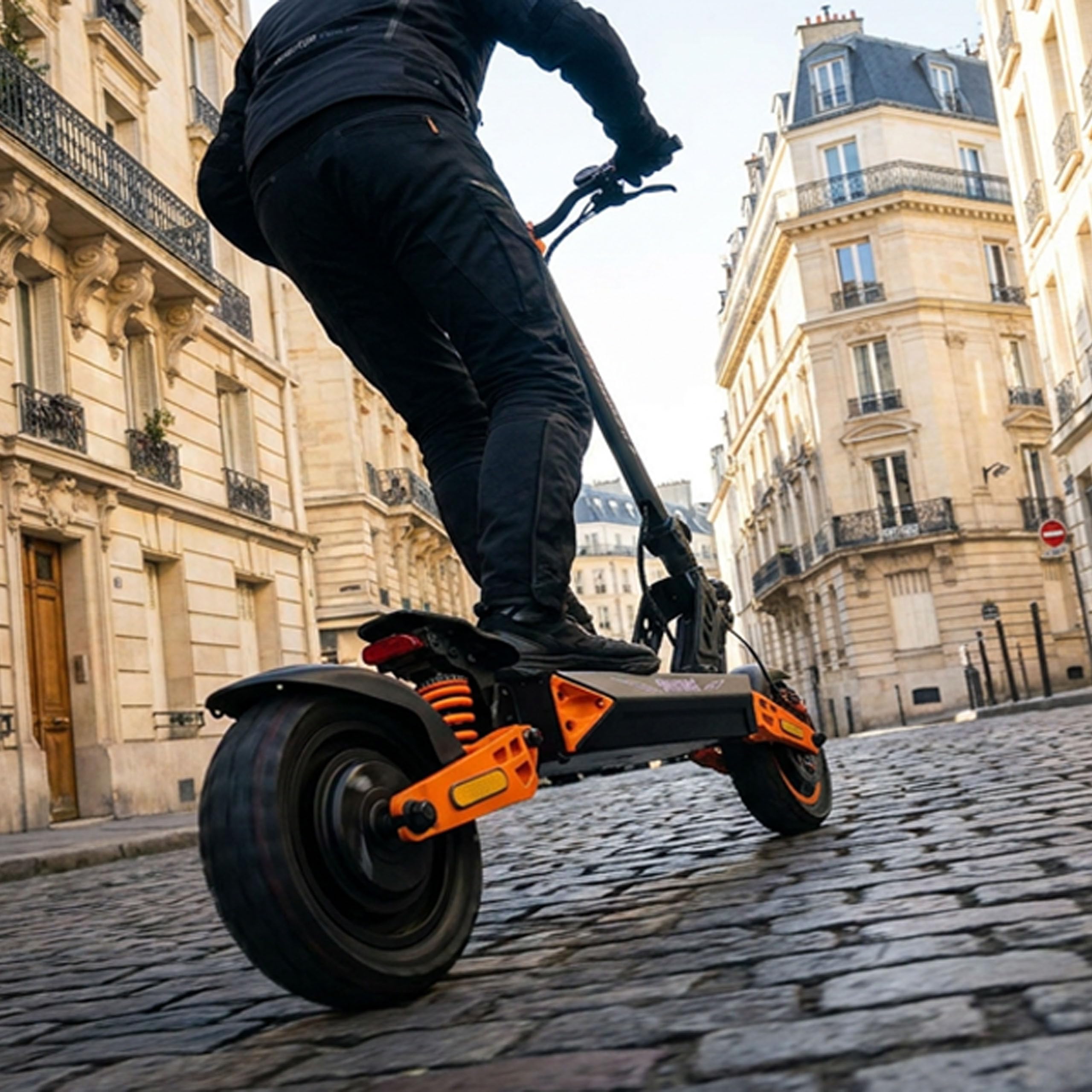 Trottinette Électrique Kamikaze K1 Max, Double Moteur, Autonomie Jusqu’à 80 km, Roues 10 Pouces, Freins à Disque, Suspension Intégrale, Confort et Sécurité