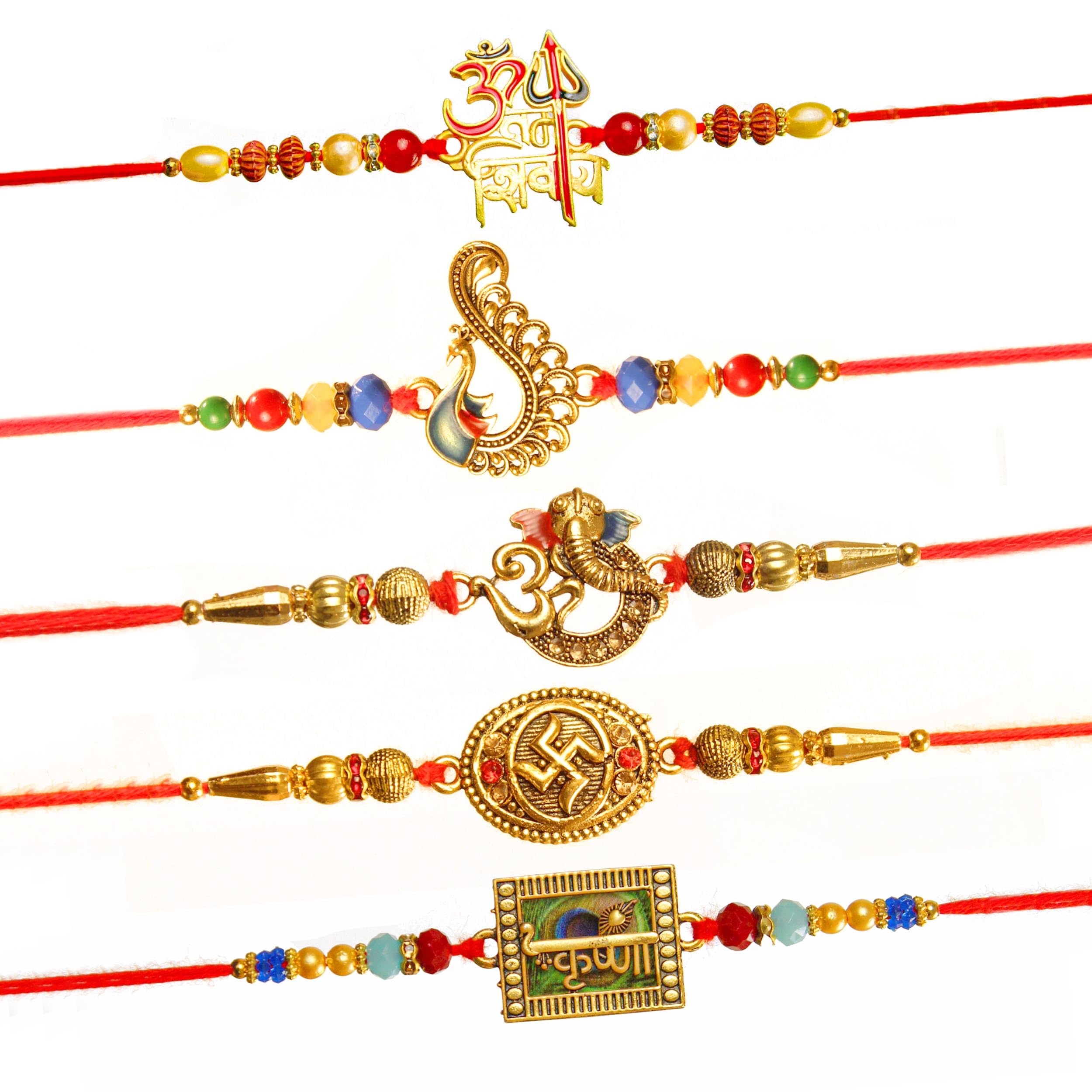 TIED RIBBONS Rakhi for Brother Set of 5 with Greeting Card and Tikka - Bracelet Rakhi for Brother Bhaiya Bhabhi Kids Boys Men Bhai - Rakhi for Rakshabandhan (B0D6GD2Z9K) Amazon Price History, Amazon Price Tracker