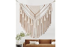 Jakalin Extra Large Macrame Wall Hanging: Elevate Your Space with Boho Charm