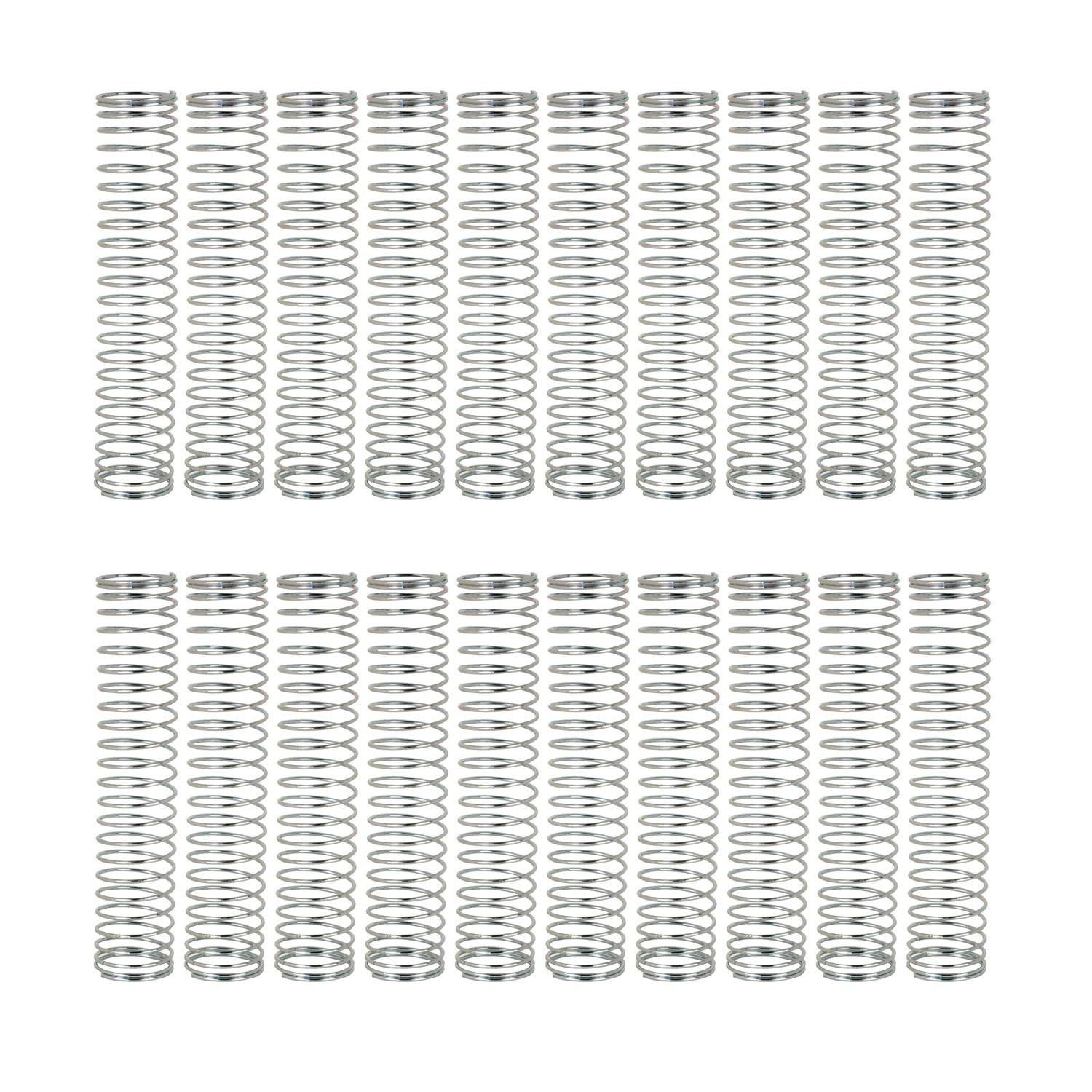 WSYCWG 20 Pcs Compression Spring, Wire Diameter 0.5Mm Outer Diameter 4Mm Stainless Steel Extension Springs Suitable for DIY Repairs,0.5×4×40mm