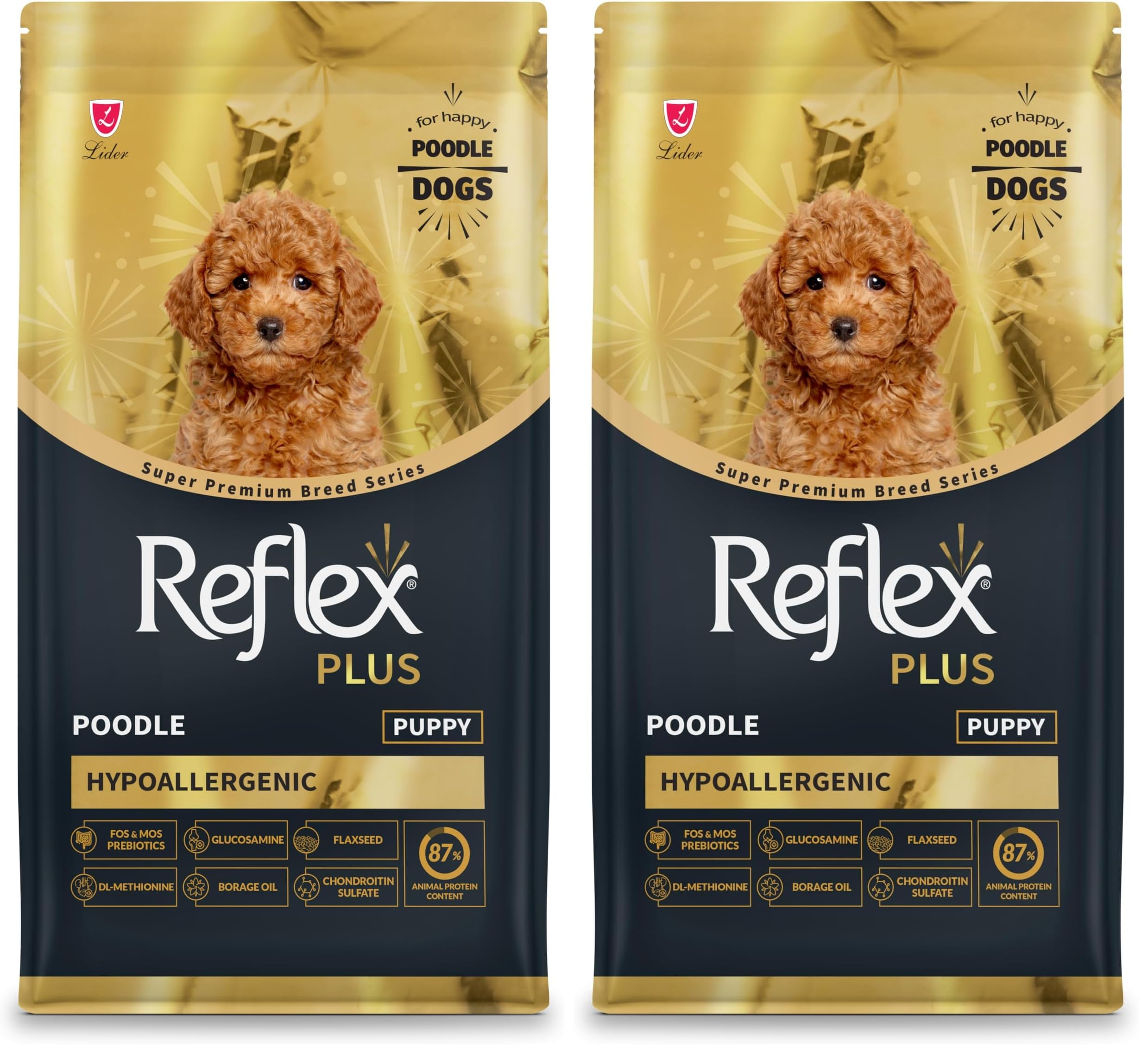 Reflex Plus Poodle Yavru Köpek Mamasi 1.5 Kg (2 paketi)