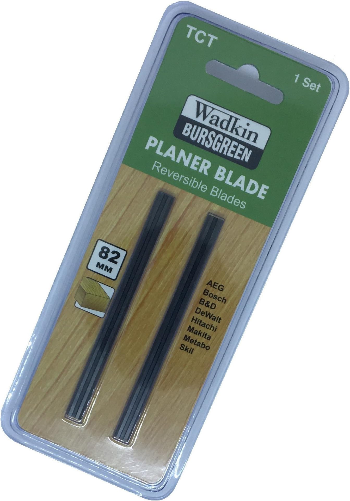 82mm TCT Planer Blades (pair) - Suitable replacement for Makita, Black & Decker, Draper, Hitachi, Nutool, Ryobi., DeWalt
