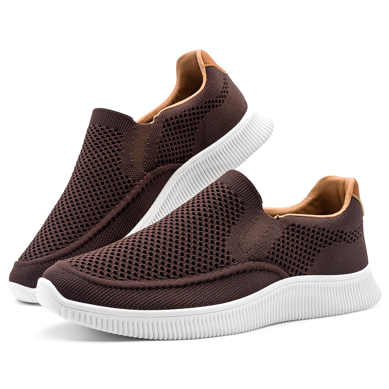 MrToNo Slip on Chaussures Homme Basket sans Lacets Respirante Tennis Confortable Sport Shoes Casual Fitness Course Sneakers Outdoor Gym Walking Running Sneakers