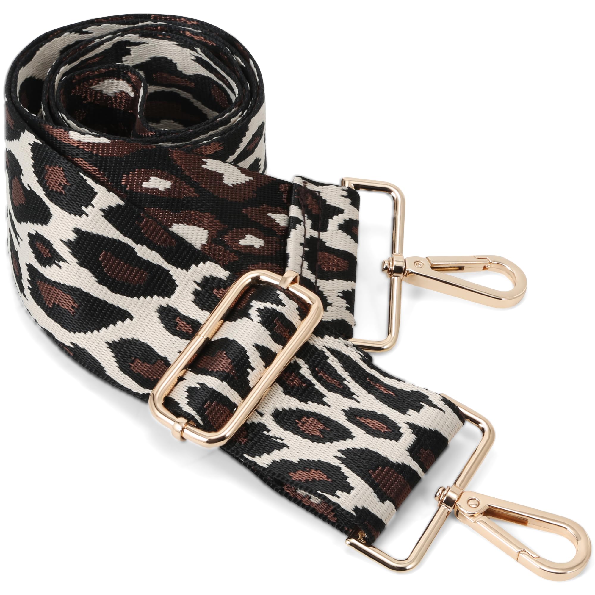 GINJKGO Purse Straps Replacement Crossbody - Adjustable Bag Strap for Purses, Wide Shoulder Strap for Women Guitar Purses