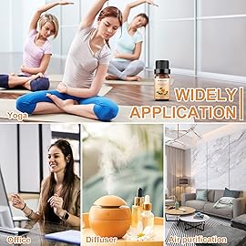 Sedbuwza Orange Essential Oil, Pure Organic Orange Fragrance Oil for Diffuser, Humidifier, Soap, Candle, Perfume