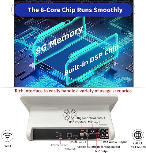 Miniatura 4 de Inandon Nueva máquina de karaoke 2023 pantalla táctil de 156 control de aplicación de teléfono descarga gratuita en la nube sistema de karaoke todo