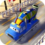Little Mixer Truck in Action Free: 3D Cartoonish Construction Driving Game for Kids