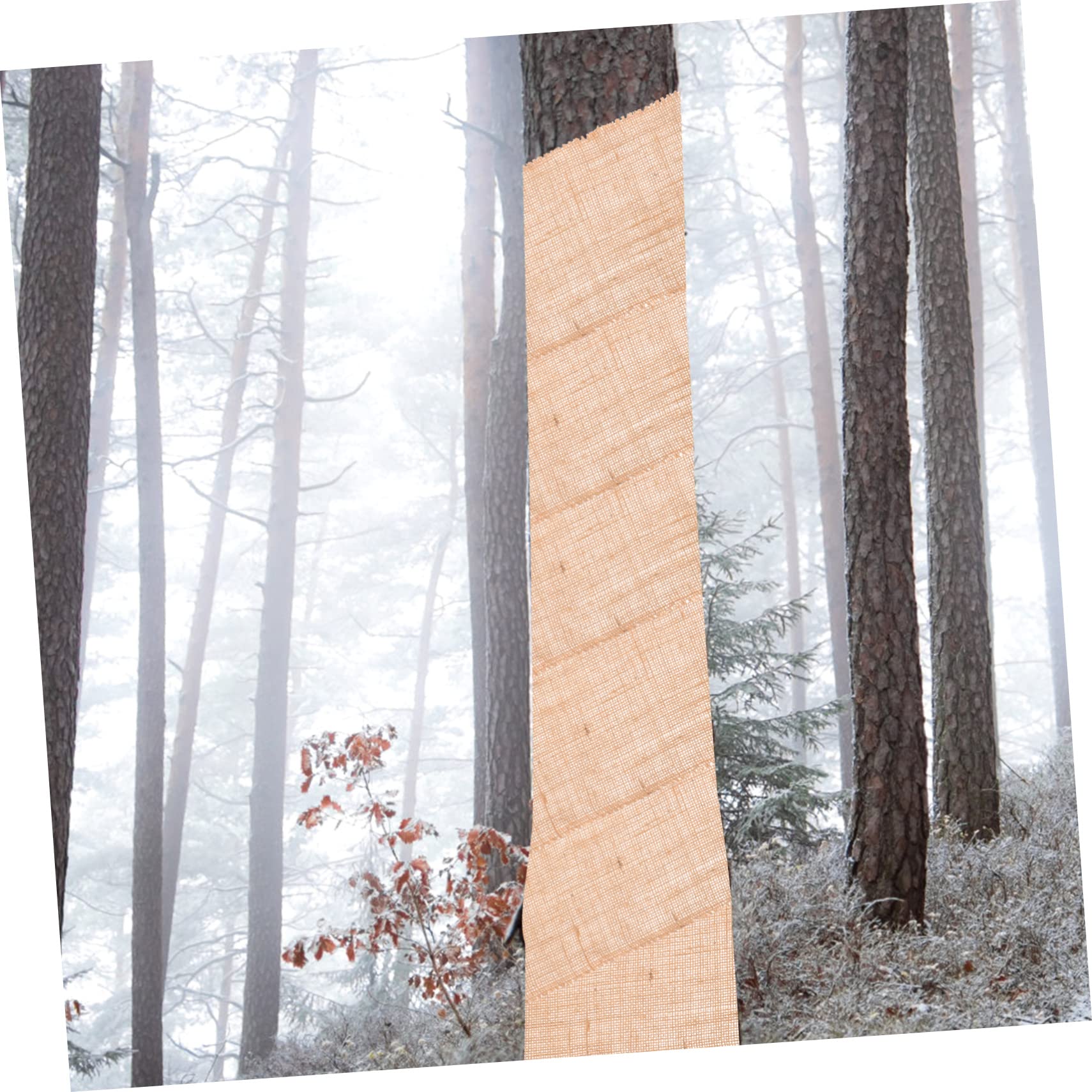 ifundom Baumschutztuch 4 Rollen aus Jute für Pflanzen im Winter