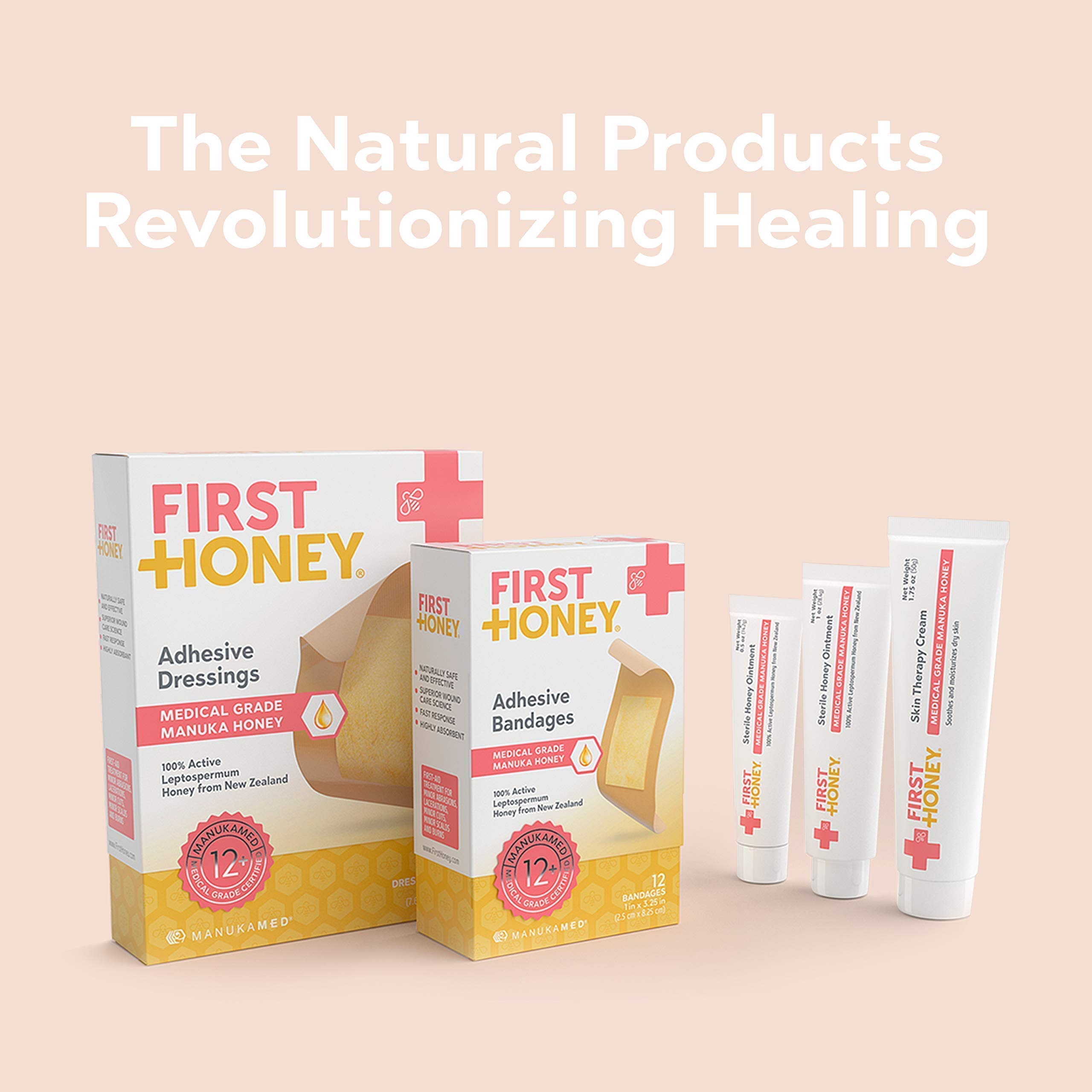 Buy First Honey Manuka Honey Ointment + Honey Adhesive Bandages Bundle