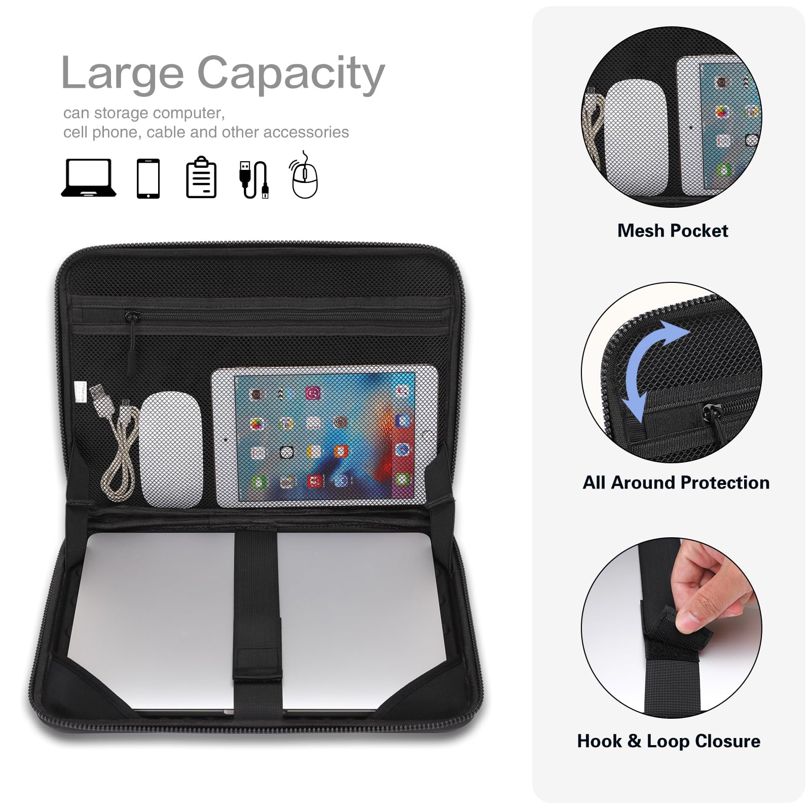 Amazon.com: MOSISO 15-16 inch Laptop Hard Case, 15.6 inch