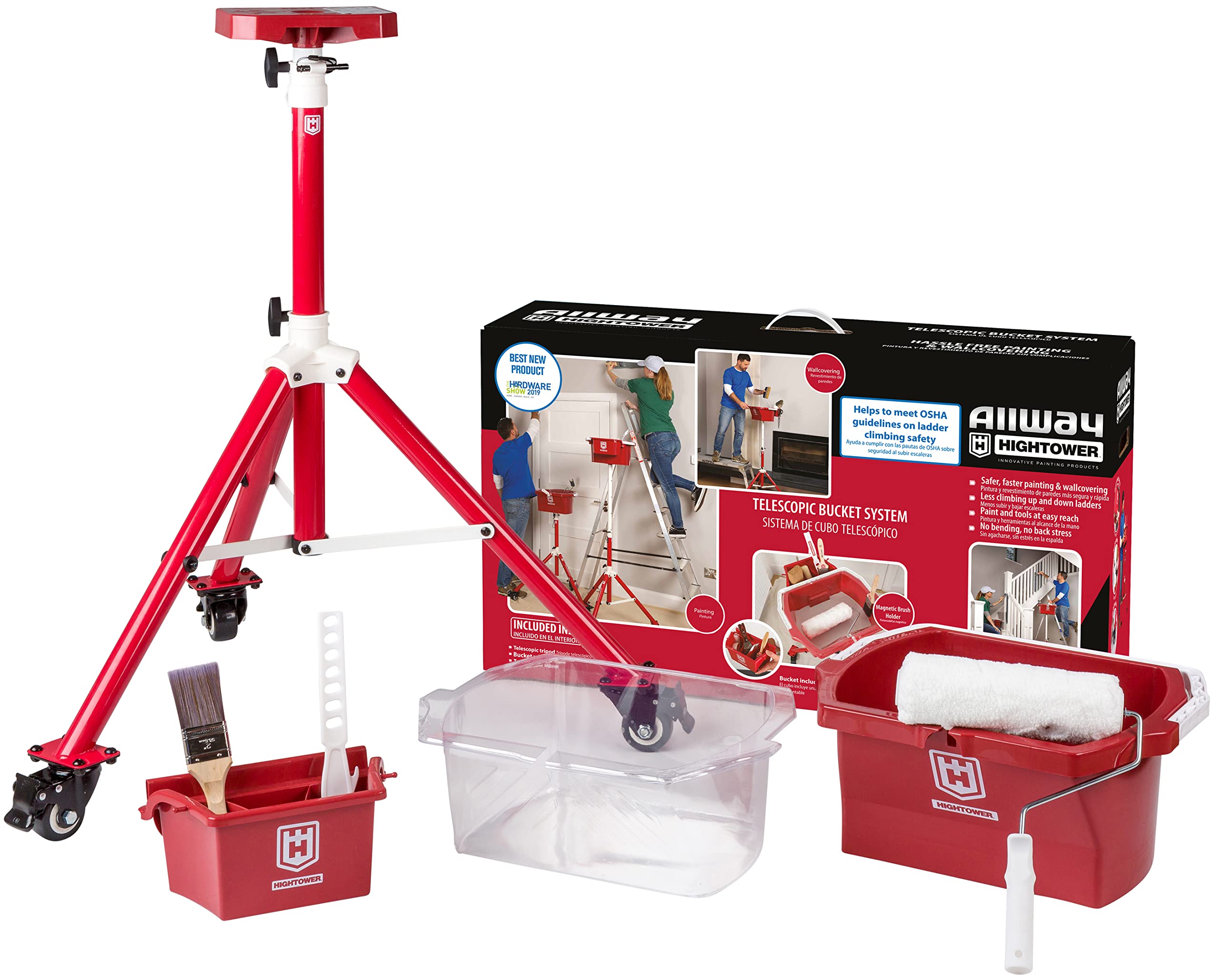 ALLWAYHT-S1 Hightower Telescopic Paint Bucket System