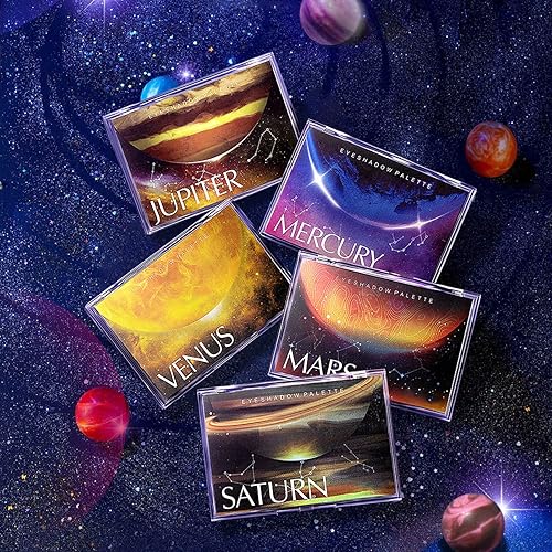 Miniatura 3 de Champagne Shimmers Starry Sky Color Sombra de ojos Color Tierra Puré de papas nacaradas Cebolla Dorada Sombra de Ojos Polvo Terciopelo Nacarado Tres