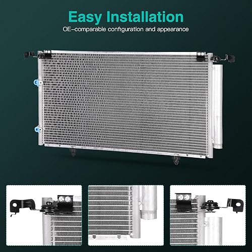 Miniatura 3 de SCITOO Condensador de CA 3689 para Subaru 2016-2017 para Subaru para Crosstrek 2.0L 2009-2013 para Subaru Forester 2.5L 2008-2016 para Subaru para