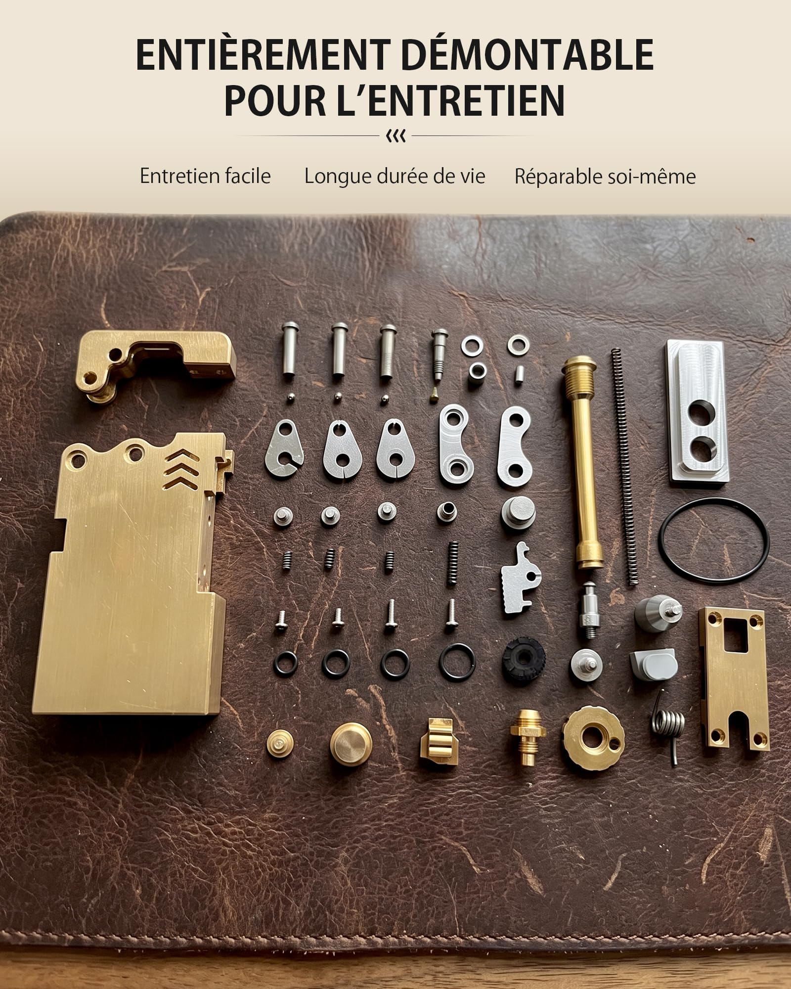 Thorens Ejection Brass Finish Briquet à Essence Laiton Anti-Vent