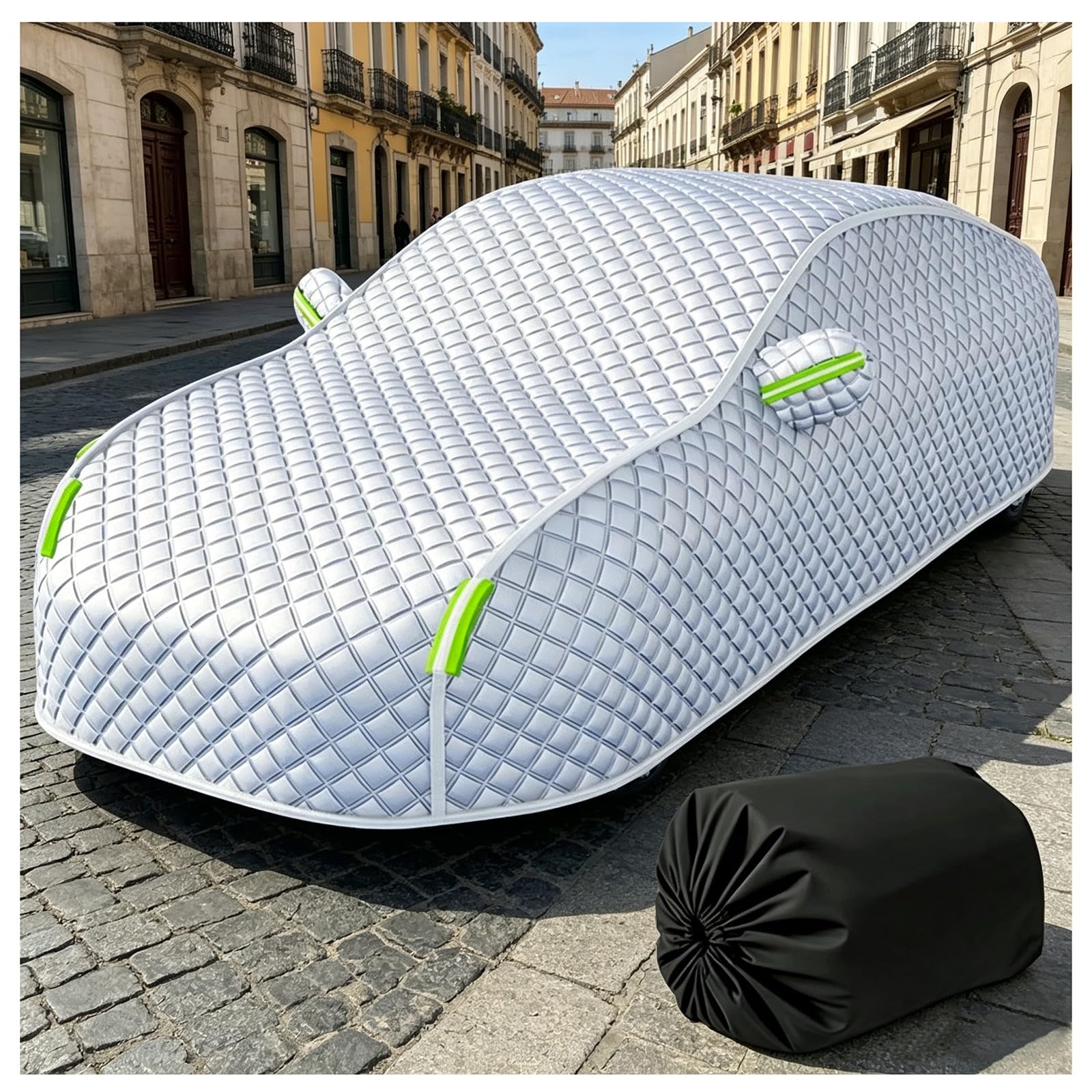 Funda Coche Antigranizo Exterior para Renault Arkana 2019-2025 – 4 Capas Anti-UV, Transpirable, Resistente a Lluvia, Granizo, Polvo, con Tiras Reflectantes