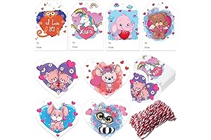 Adorable Valentine's Day Gift Tags for Expressing Love and Spreading Joy