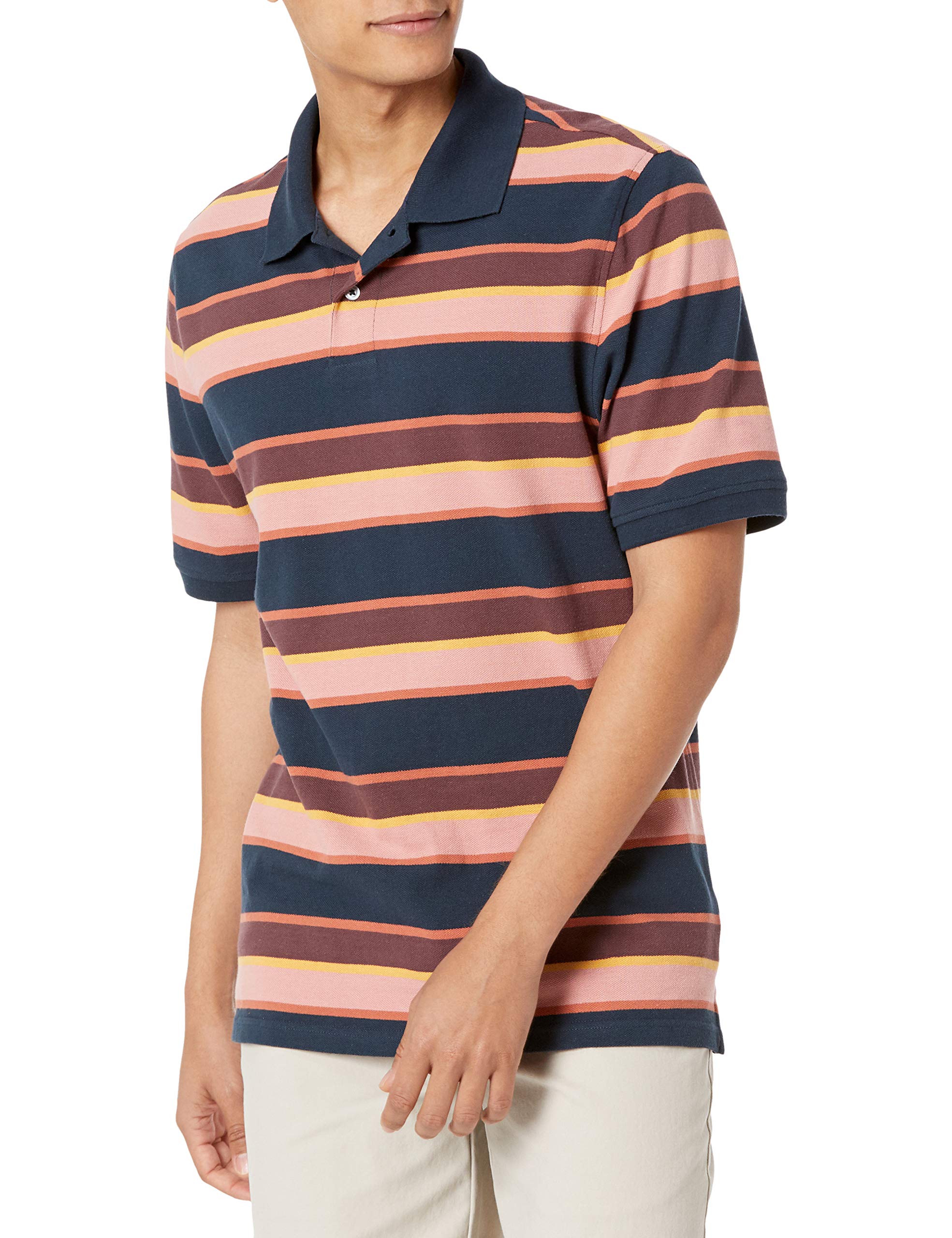 Amazon Essentials Men's Regular-Fit Cotton Pique Polo Shirt