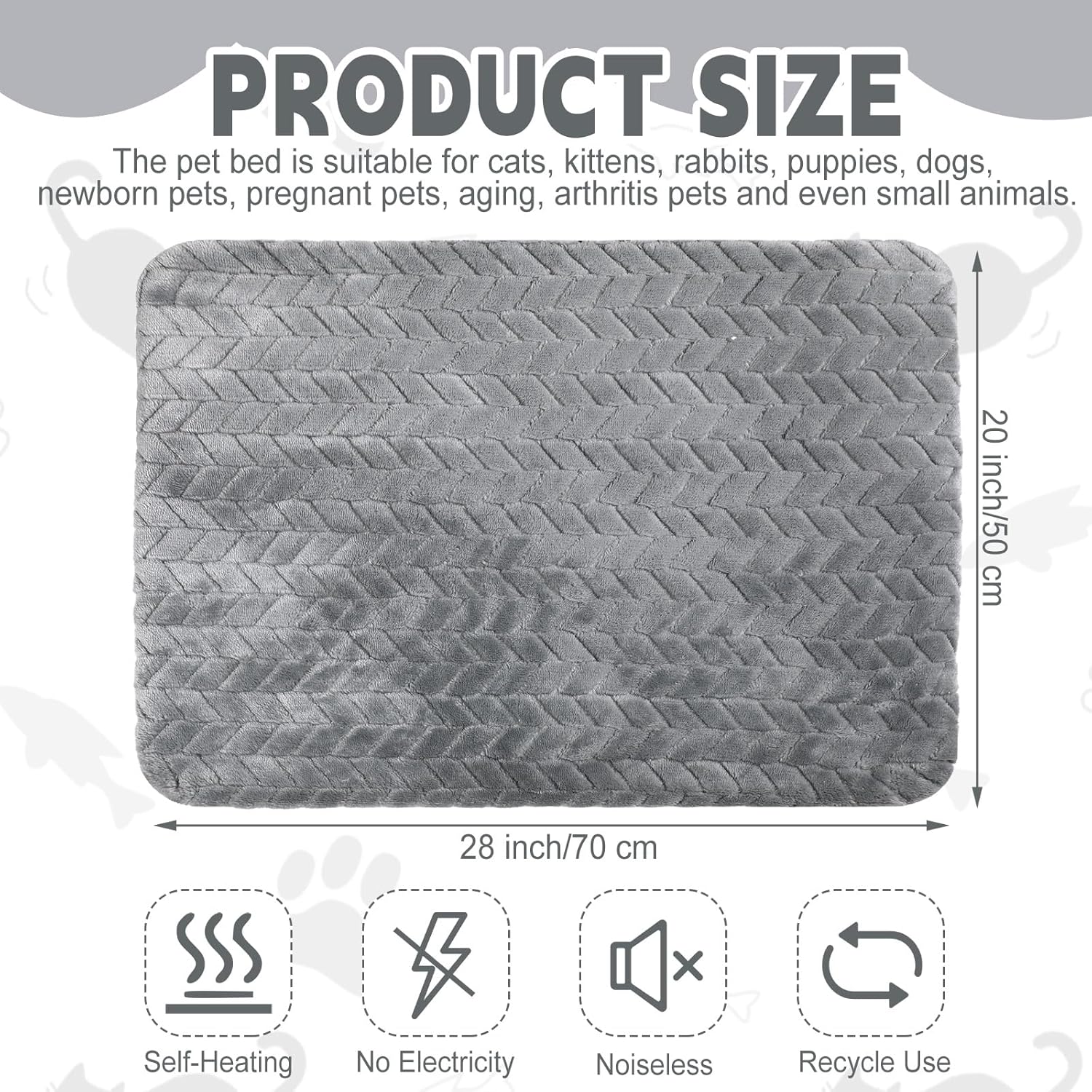 Cozy Comfort: Review of the 4 Pack Self Heating Cat Pad for Your Furry Friends