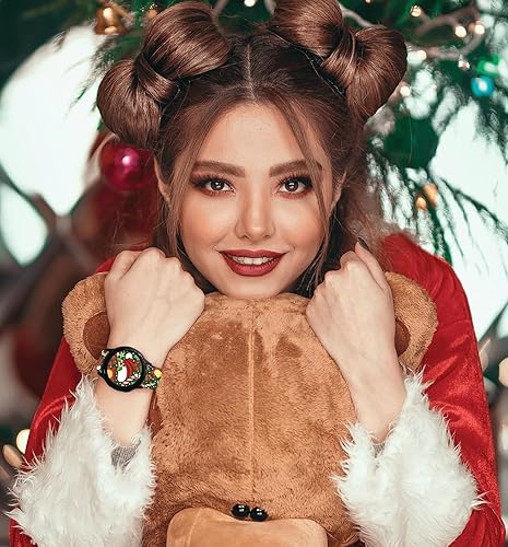 Vista 183 de Correas de reloj navideñas compatibles con Samsung Galaxy Watch de 1.575 pulgadas, 1.732 pulgadas, 0.787 pulgadas, correa de silicona de repuesto