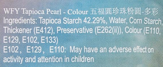 Wu Fu Yuan Colored Tapioca Pearls, 8.8 oz (250g) Quick-Cooking Boba for Bubble Tea, Desserts, Milk Tea & More Rainbow Tapioca Balls