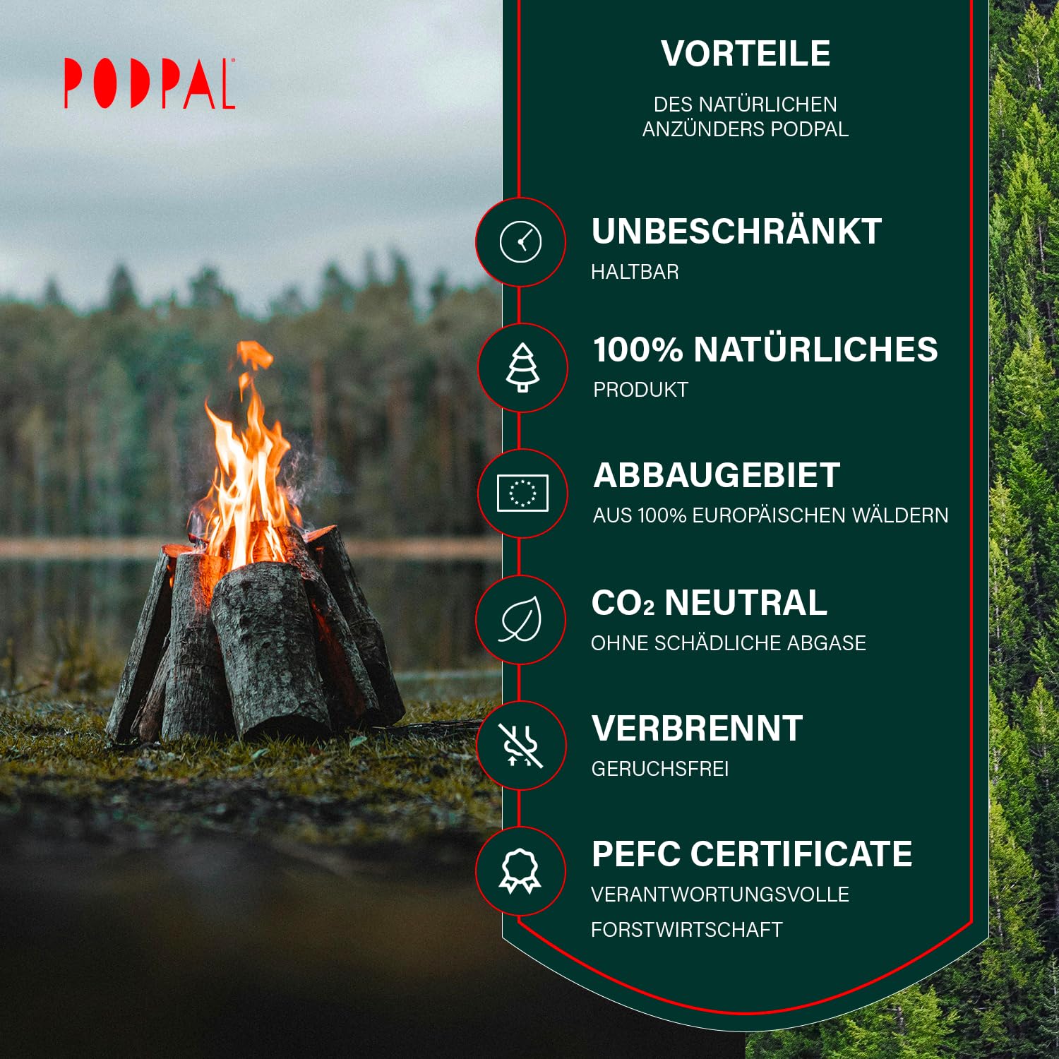 200 Stück Herbst-Anzündwolle – 100% Holzwolle & Wachs, umweltfreundlich, geruchlos – Schnellzündende Anzündhilfen für Kamin, Ofen, Grill & Lagerfeuer