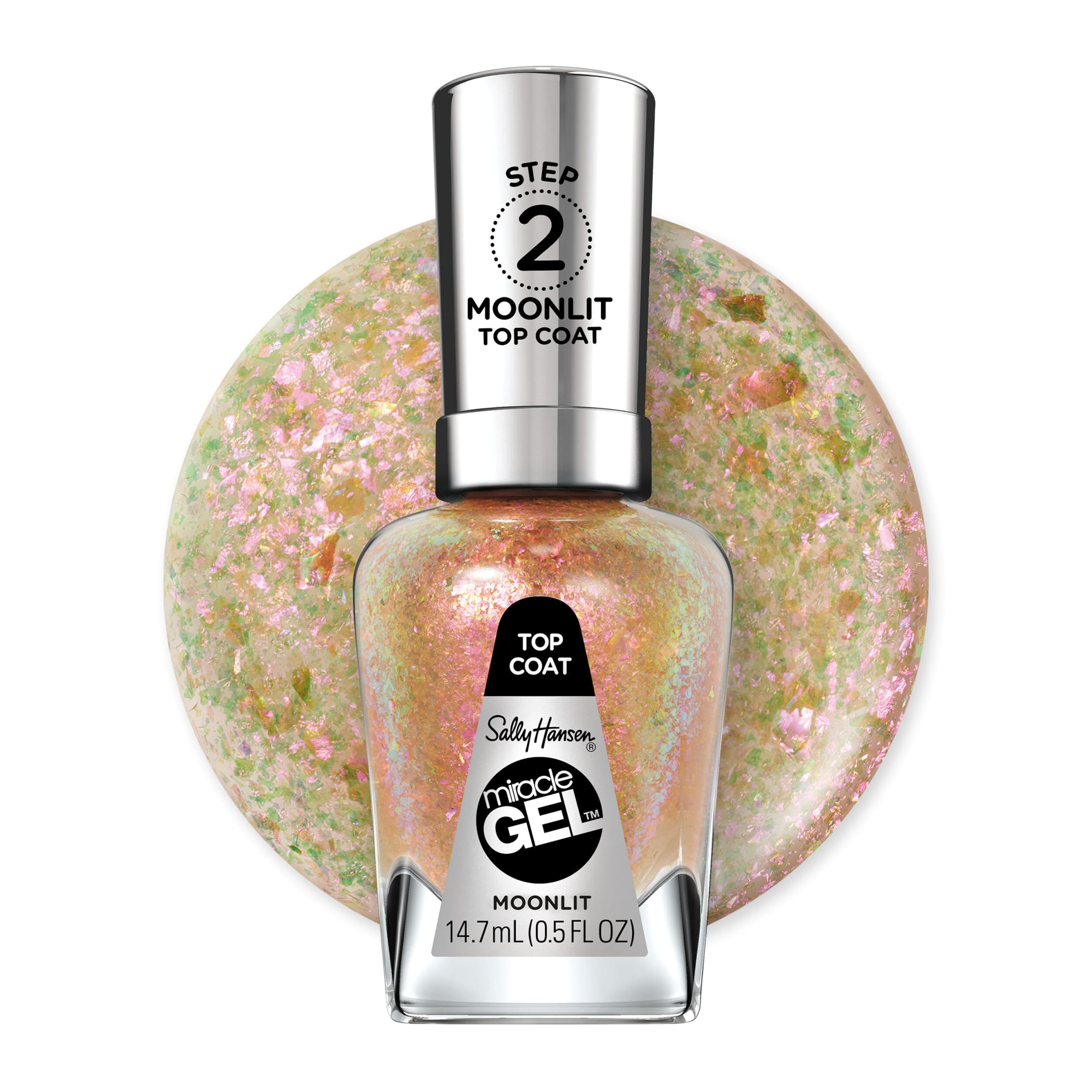 Sally Hansen Miracle Gel® Holiday FY24 Collection błyszczący top coat do paznokci - Moonlit, 14,7 ml