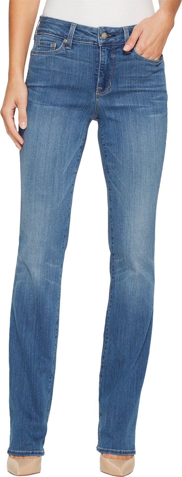 NYDJ womens Marilyn Straight Denim jeans, Black Bdm, 12 US — view 64